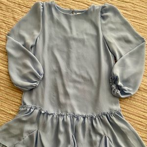 GB Girls light (powder) blue dress size medium fist 10-12